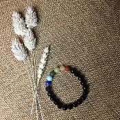 Bracelet 7 Chakras & Onyx