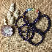 Bracelet Labradorite & Améthyste