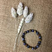 Bracelet Labradorite & Oeil de tigre