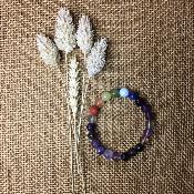 Bracelet Fluorite violette
