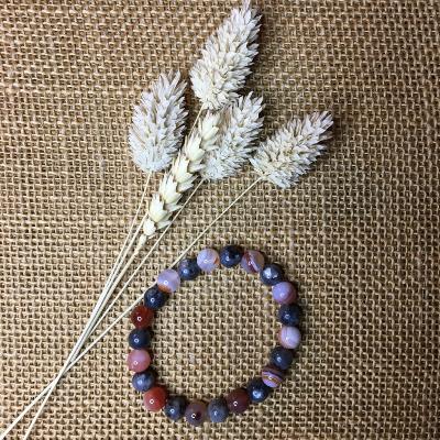 Bracelet Labradorite & Sardonyx