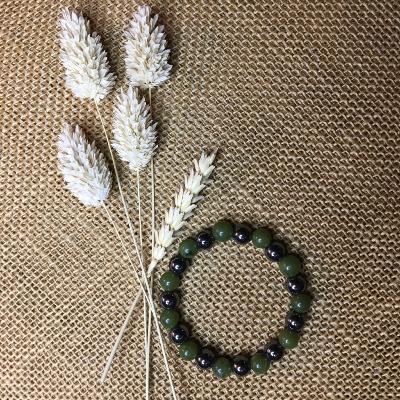 Bracelets Hématite et Jade vert