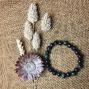 Bracelets Hématite et Zoïzite Rubis